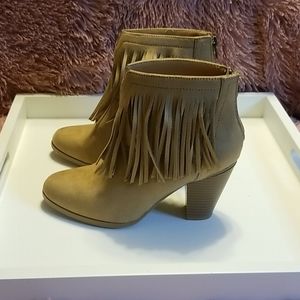 soda fringe booties